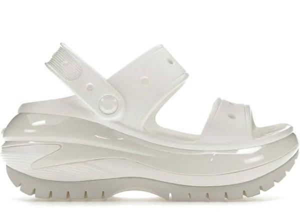 Crocs Mega Crush Sandal White Size 11 - Platypus | AfterPay Available