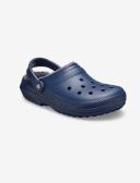 Crocs Navy Classic Lined Clogs