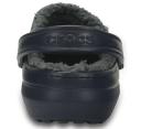 Crocs Navy Classic Lined Clogs