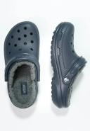 Crocs Navy Classic Lined Clogs