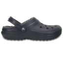 Crocs Navy Classic Lined Clogs