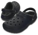 Crocs Navy Classic Lined Clogs