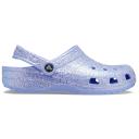 Crocs Purple Classic Glitter Clogs