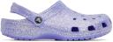 Crocs Purple Classic Glitter Clogs