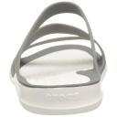 Crocs Swiftwater Sandals - Smoke & White