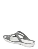 Crocs Swiftwater Sandals - Smoke & White