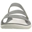 Crocs Swiftwater Sandals - Smoke & White