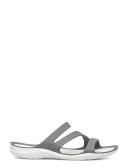 Crocs Swiftwater Sandals - Smoke & White