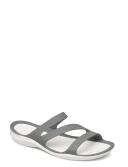 Crocs Swiftwater Sandals - Smoke & White