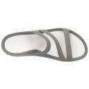 Crocs Swiftwater Sandals - Smoke & White