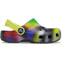 Crocs Toddler Classic Solarized Clog, Black/Multi, C6