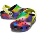 Crocs Toddler Classic Solarized Clog, Black/Multi, C6