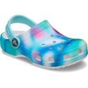 Crocs Toddler Classic Solarized Clog, White/Multi, C6