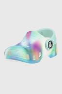 Crocs Toddler Classic Solarized Clog, White/Multi, C6