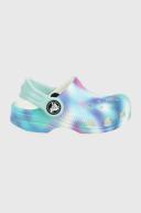 Crocs Toddler Classic Solarized Clog, White/Multi, C6