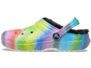Crocs Unisex-Child Classic Tie Dye Lined Clogs | Kids' Slippers
