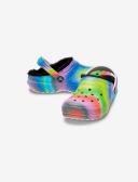 Crocs Unisex-Child Classic Tie Dye Lined Clogs | Kids' Slippers