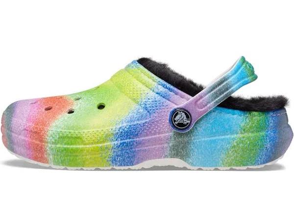 Crocs Unisex-Child Classic Tie Dye Lined Clogs | Kids' Slippers