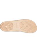 Crocs Women's Brooklyn Strappy Low Wedge Comfy Soft Lightweight Sandal - Chai - US W7