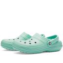 Crocs Women's Classic Lined Clog in Jade Stone, Size UK 8 | END. Clothing
