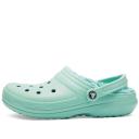 Crocs Women's Classic Lined Clog in Jade Stone, Size UK 8 | END. Clothing
