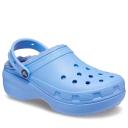 Crocs Women's Classic Platform Lined Clog in Moon Jelly, Size UK 3 | END. Clothing