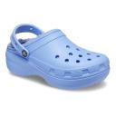 Crocs Women's Classic Platform Lined Clog in Moon Jelly, Size UK 8 | END. Clothing