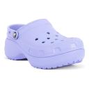 Crocs Women's Classic Platform Lined Clog in Moon Jelly, Size UK 8 | END. Clothing