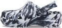 Crocs Women's Classic Platform Marbled Clog Black W8