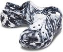 Crocs Women's Classic Platform Marbled Clog Black W8