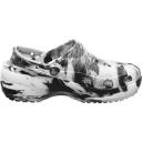 Crocs Women's Classic Platform Marbled Clog Black W8