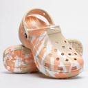 Crocs Women's Classic Platform Marbled Clog Chai / Multi W9