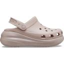 Crocs Womens Classic Crush Clogs Pink Clay Shimmer, 5
