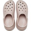 Crocs Womens Classic Crush Clogs Pink Clay Shimmer, 5