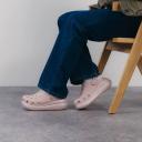 Crocs Womens Classic Crush Clogs Pink Clay Shimmer, 5