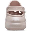 Crocs Womens Classic Crush Clogs Pink Clay Shimmer, 5