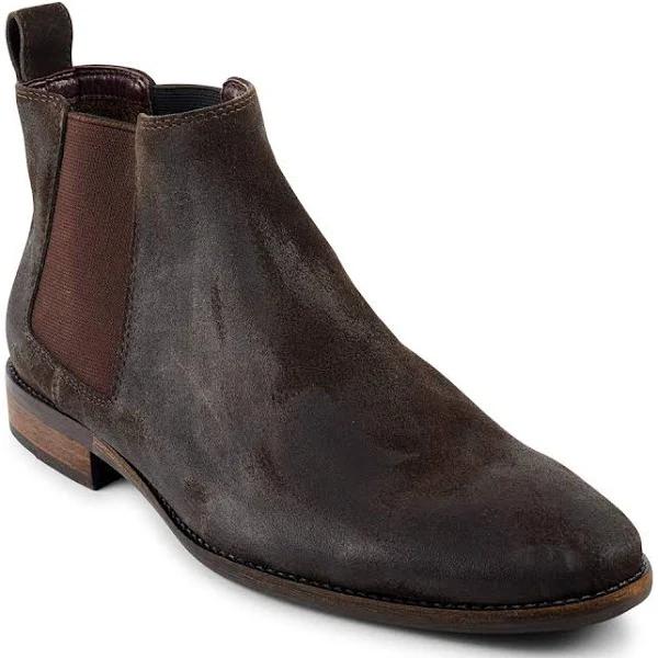 Croft Camden Choc Mens Shoes Casual Ankle Boots