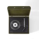 Crosley Mercury Turntable - Green + Bundled Crosley Record Storage Display Stand