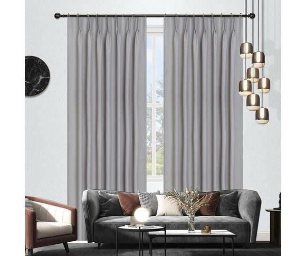 Crossroads Blockout Pinch Pleat Curtains