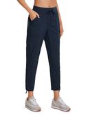 CRZ Yoga Women Go to Stuido Woven Striped Pant Outdoor Casual Pant