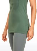 CRZ Yoga Women's Active Sports Tee Seamless Short Sleeve Performance T-Shirt