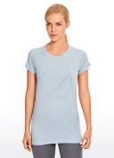 CRZ Yoga Women's Active Sports Tee Seamless Short Sleeve Performance T-Shirt