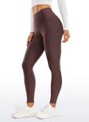 CRZ Yoga Women's High Rise Thermal Fleece Lined Pocket Leggings 28''