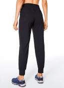 CRZ Yoga Women's Hiking Casual Relaxed Fit Ripstop Jogger Pockets 28'' Dark Russet / L