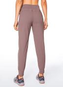 CRZ Yoga Women's Hiking Casual Relaxed Fit Ripstop Jogger Pockets 28'' Dark Russet / L