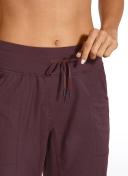 CRZ Yoga Women's Short/Regular Studio Joggers Striped Travel Lounge Pants Drawstring 7/8 Casual Track Pants with Pockets