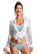 CRZ Yoga Women's Swimwear Tops Sunshine Bikini Top Lace Up Crisscross Fuchsia / L
