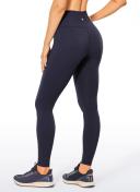 CRZ Yoga Women's Train High Rise Hugged Feel Compression Leggings 28'' Black / XXS