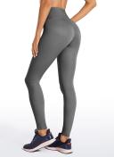 CRZ Yoga Women's Train High Rise Hugged Feel Compression Leggings 28'' Black / XXS