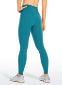 CRZ Yoga Women's Train High Rise Hugged Feel Compression Leggings 28'' Black / XXS